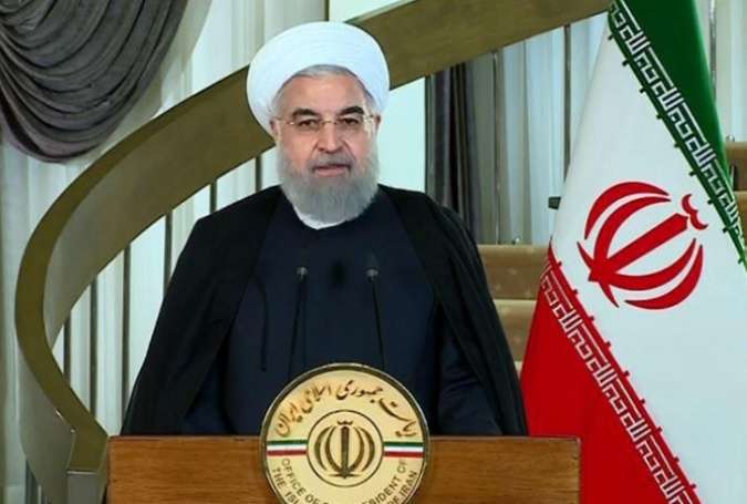 امریکی صدر کی تقریر ہرزہ سرائی اور جھوٹ کا پلندہ ہے، ایرانی قوم نے اب تک کسی طاقت کے سامنے سرتسلیم کیا ہے اور نہ آئندہ کریگی، حسن روحانی