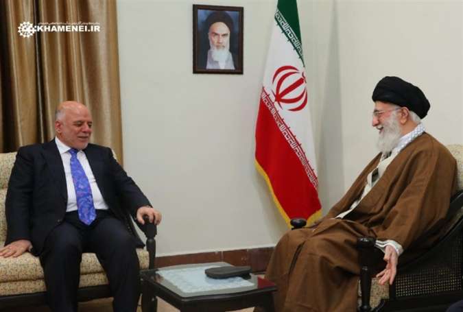 Imam Ali Khamenei dan PM Irak di Tehran