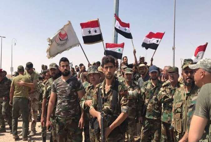 تسلط کامل ارتش سوریه بر شهر البوکمال در استان دیرالزور