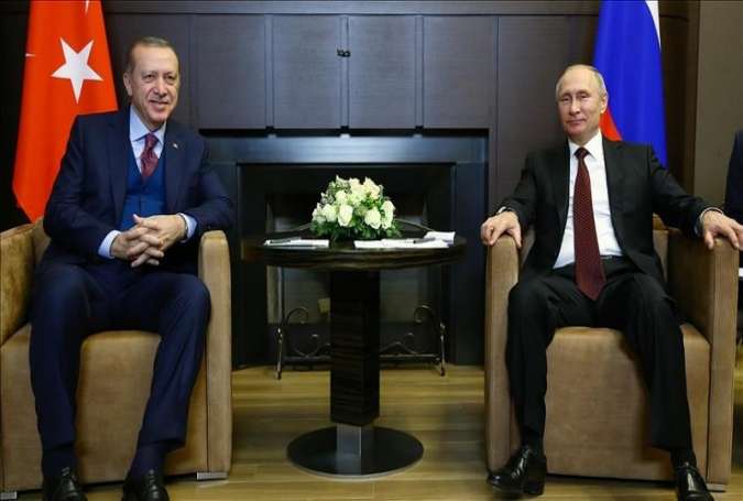 روس اور ترکی کے صدور کا شام کے تنازع کے سیاسی حل کیلئے کوششیں تیز کرنے پر اتفاق