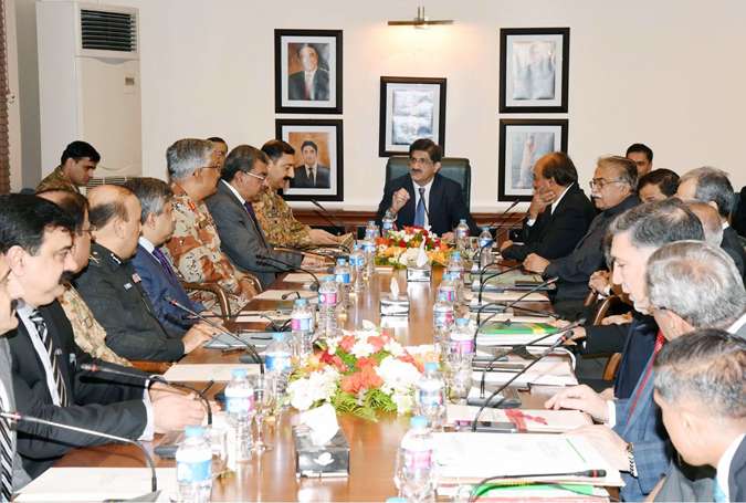 سندھ اپیکس کمیٹی کا اہم اجلاس آج وزیراعلیٰ ہاؤس کراچی میں ہوگا