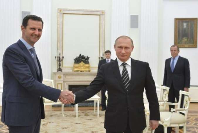بشار اسد به روسیه رفت