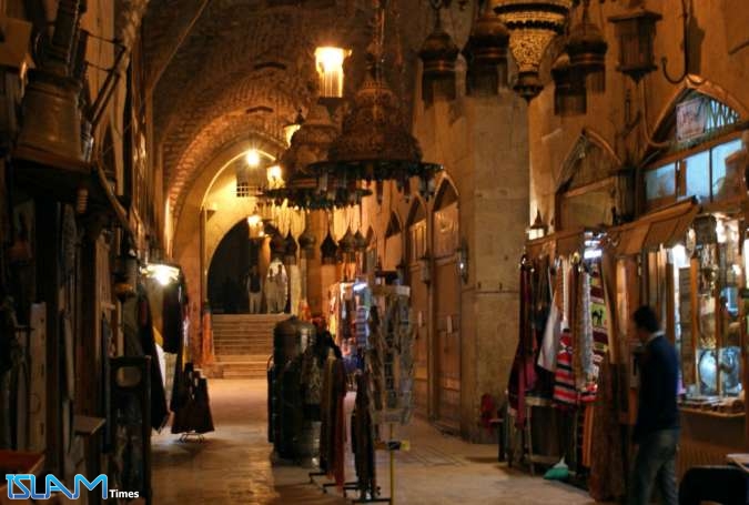 افتتاح سوق خان الجمرك الأثري في مدينة حلب السورية