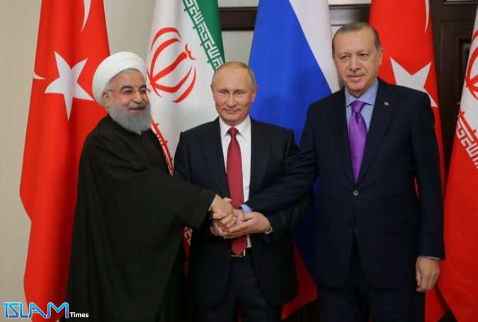 ایران، روس اور ترکی کے سہ فریقی سربراہی اجلاس کا آغاز