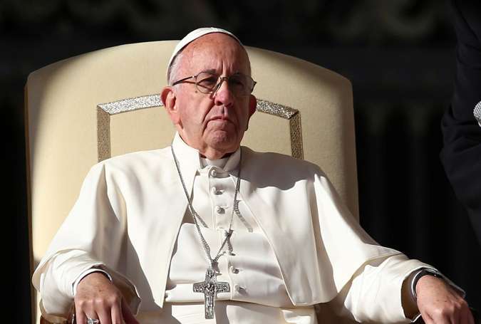 پوپ فرانسس نے بیت المقدس سے متعلق امریکی صدر کے فیصلے کو کشیدگی کا باعث قرار دیدیا