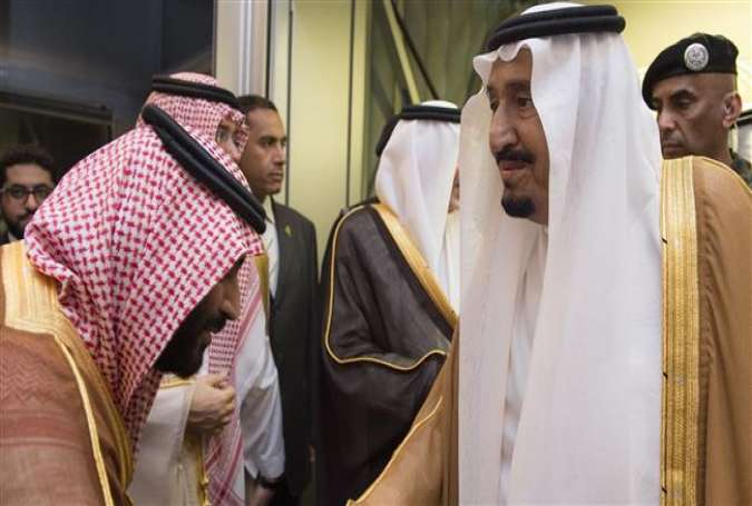 King Salman and his son Mohammed bin Salman