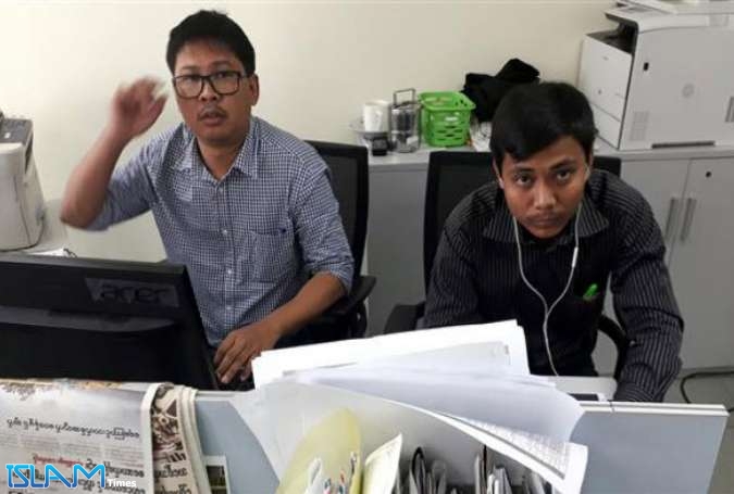 Protest campaign launched in Myanmar over arrest of journalists