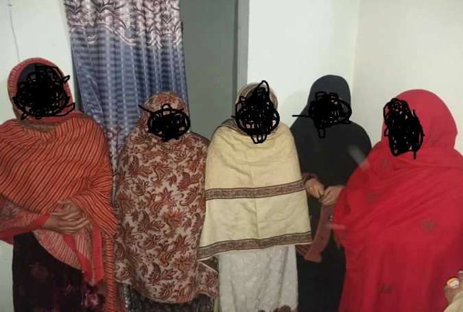 چارسدہ، خواتین نوسربازوں کا 5 رکنی گروہ گرفتار