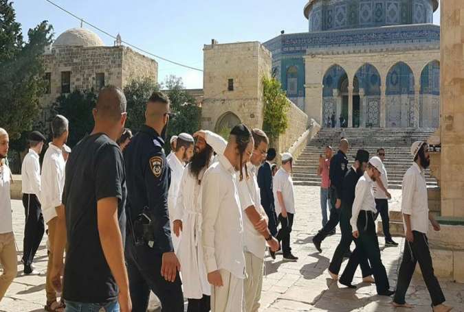 Zionist Settlers Desecrated Al-Aqsa 25,000 Times in 2017: Report
