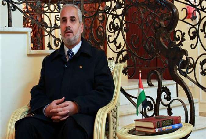 Hamas spokesman Fawzi Barhoum (Photo by AP)