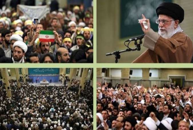 Ayətullah Xamenei: "İnqilab, düşmənin kökünü İranın siyasi arenasında kəsib atıb"