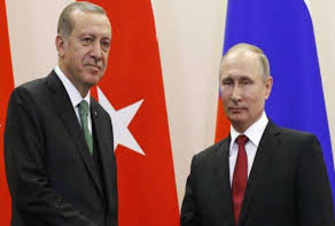 گفتگوی تلفنی پوتین و اردوغان درباره ی عملیات نظامی ترکیه در شهر عفرین