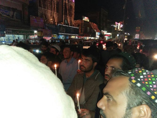 ڈی آئی خان میں حالیہ ٹارگٹ کلنگ اور بالخصوص شہید شید حسن علی کے قتل کیخلاف سیاسی و سماجی تنظیموں کا احتجاج