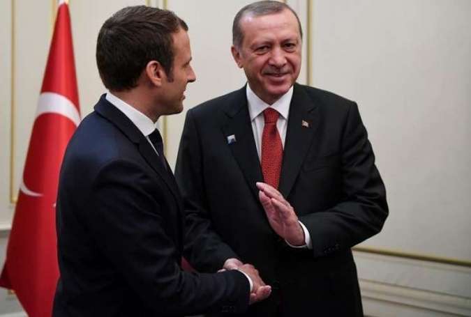 گفتگوی تلفنی اردوغان و مکرون در خصوص حمله ی نظامی ترکیه به شمال سوریه