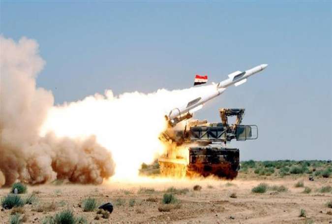 Syria Intercepts Israeli Regime’s Missile Attack on Army Position