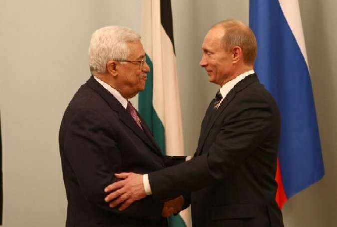 دیدار محمود عباس با ولادمیر پوتین در مسکو