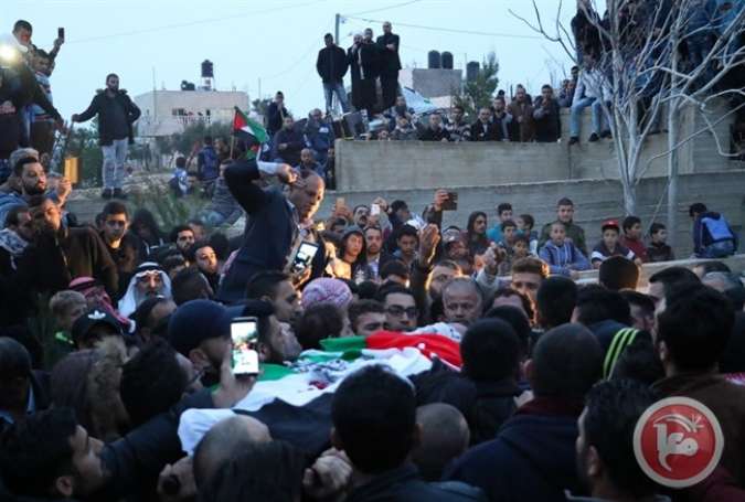 Hundreds attend funeral of Palestinian killed by Israeli forces