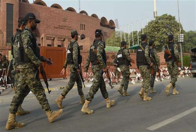 Pakistani Rangers in Lahore.