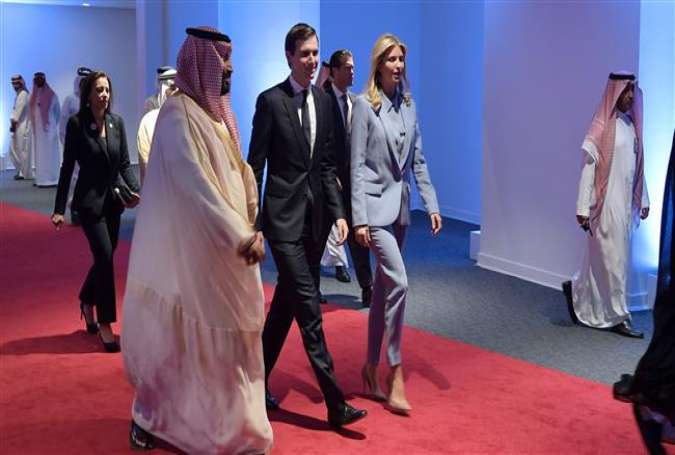 Saudi Crown Prince Bin Salman with Jared Kushner and Trump’s daughter Ivanka