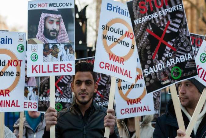Saudi Crown Prince London Visit to be Marred by Protests over Yemen War Crimes