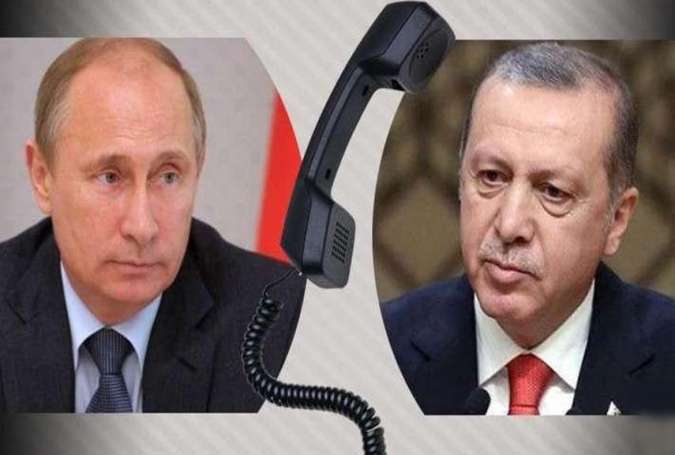 گفتگوی تلفنی اردوغان و پوتین در خصوص اوضاع غوطه ی شرقی سوریه