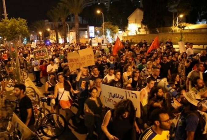 تظاهرات علیه نتانیاهو قلب تل آویو؛ اختلاف در کابینه ائتلافی