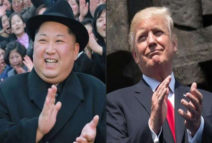 This AFP combination of pictures created on March 09, 2018 shows North Korea leader Kim Jong-un (L) and US President Donald Trump