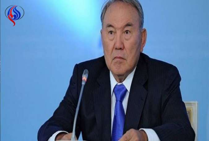 دیدار رئیس جمهوری قزاقستان با وزیران خارجه ی ایران، روسیه و ترکیه