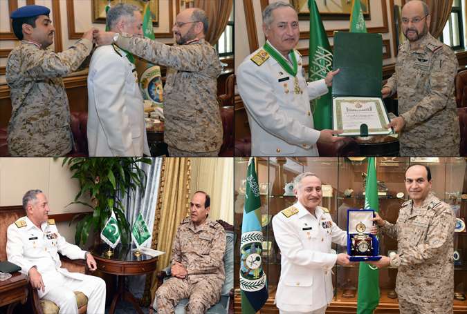 دورہ سعودی عرب، سربراہ پاک بحریہ کیلئے اعلیٰ ترین رائل سعودی آرمڈ فورسز کا اعزاز