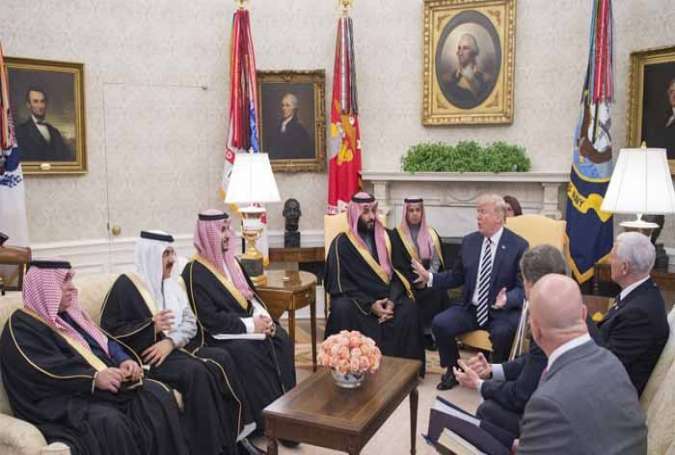 سعودی عرب اپنی دولت کا ایک حصہ ملازمتوں، فوجی سازو سامان کی خرید کی صورت میں امریکا کو دیگا، ٹرمپ