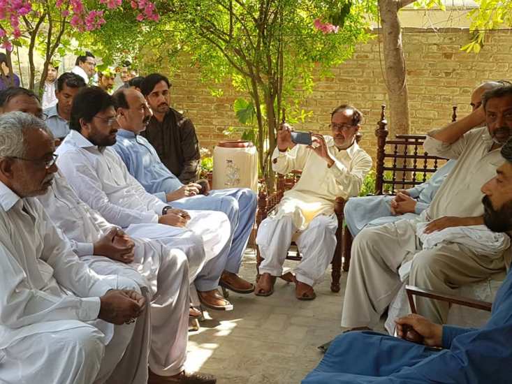 پنڈی گھیپ ضلع اٹک، ایم ڈبلیو ایم کے مرکزی رہنماء سید ناصر شیرازی کے سیاسی اور تنظیمیں دورہ کی تصاویر
