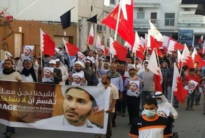 آل خلیفہ حکومت کی پالیسیوں کیخلاف بحرینی عوام کے احتجاجی مظاہرے