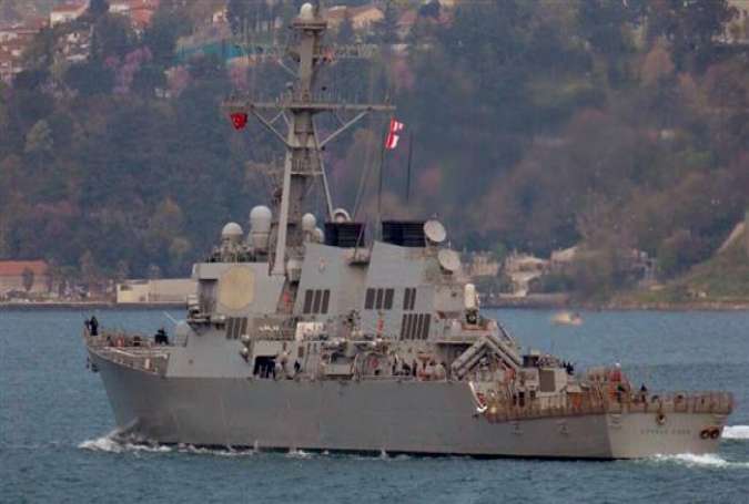 File photo of USS Donald Cook. The American destroyer has reportedly arrived off Syria