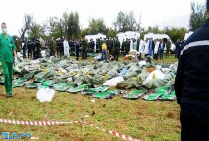 ارتفاع عدد ضحايا تحطم طائرة النقل العسكرية الجزائرية