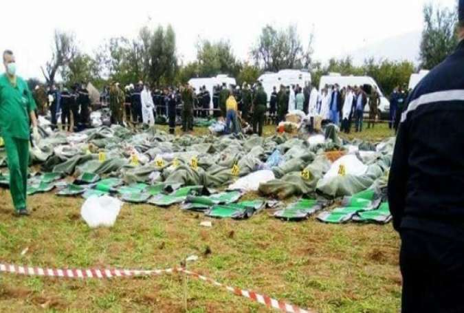 ارتفاع عدد ضحايا تحطم طائرة النقل العسكرية الجزائرية إلى 257 شخصا