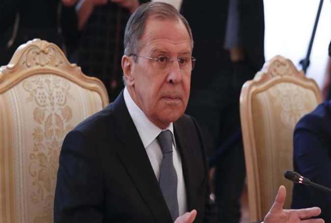 Russian Foreign Minister Sergei Lavrov attends a meeting with his Dutch counterpart Stef Blok in Moscow, Russia, on April 13, 2018. (Photo by Reuters)