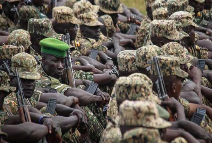 File photo of Ugandan forces