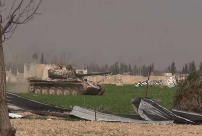 آغاز عملیات ارتش سوریه برای پاکسازی جنوب دمشق از داعش