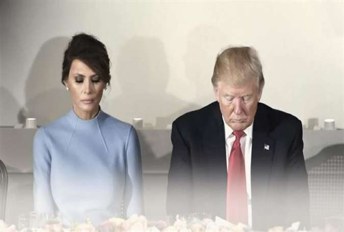 US President Donald Trump and his wife Melania (File photo)