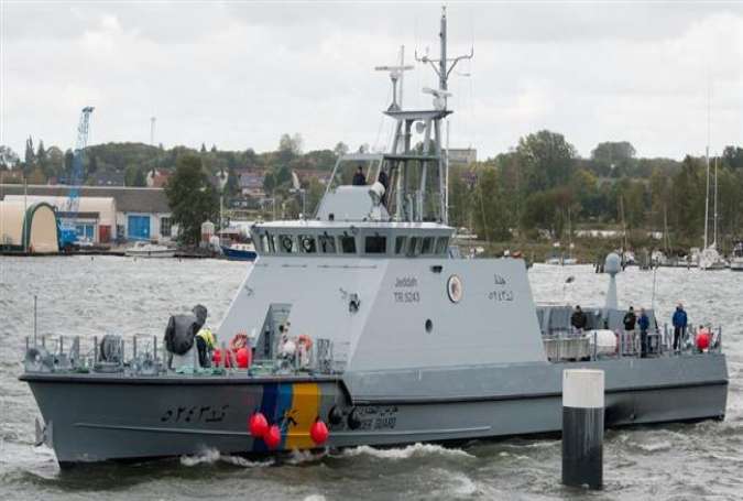 German-built Lürssen FPB 41 patrol boat operated by the Royal Saudi Navy.jpg