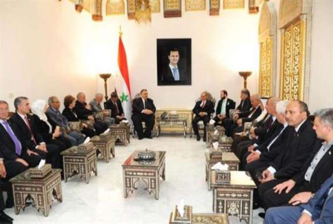 Turkish delegation meeting with Syria’s parliament speaker Hammoudeh Sabbagh in Damascus Syrian.jpg