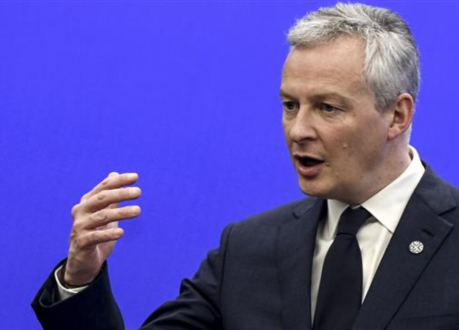 French Minister for the Economy and Finance Bruno Le Maire (AFP)