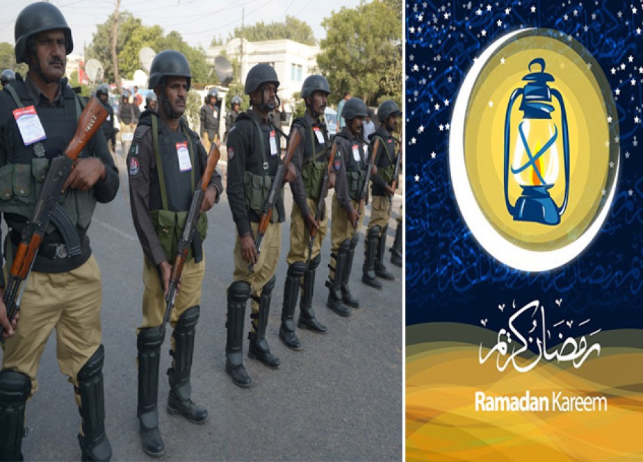 سندھ بھر میں رمضان المبارک کے دوران 55,702 افسران و جوان سکیورٹی فرائض انجام دینگے