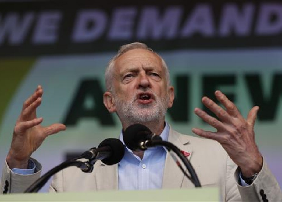 British Labour leader Jeremy Corbyn (Photo by AFP)