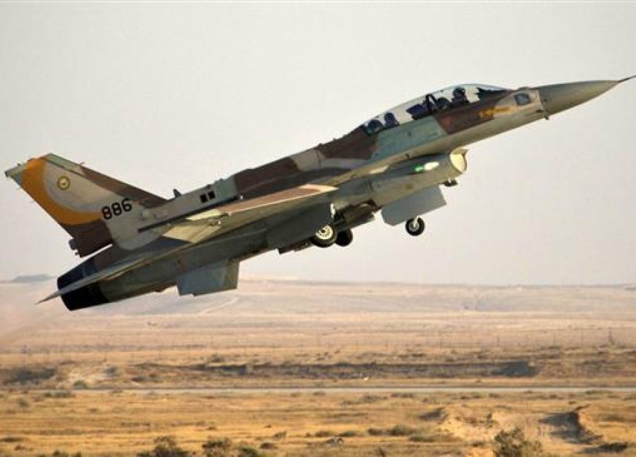 This file picture shows an Israeli F-16 fighter jet taking off from an airbase in the occupied territories.