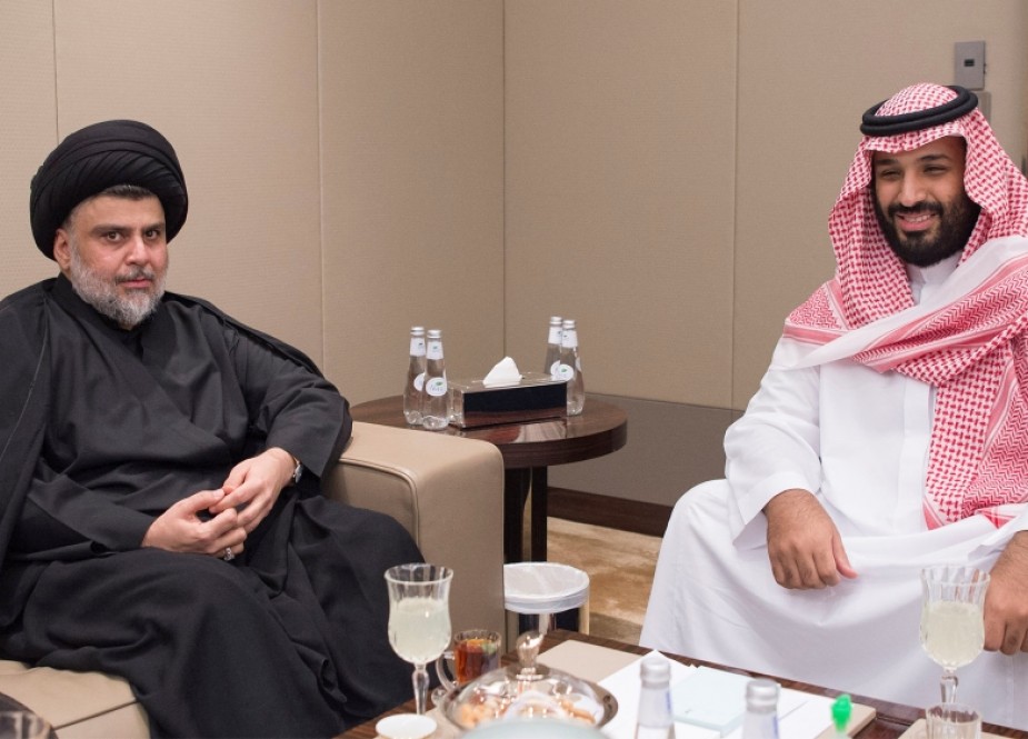 Muqtada Sadr saat kunjung ek Saudi bertemu Muhammad bin Salman