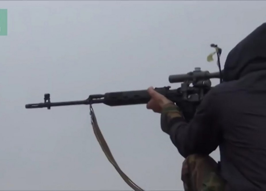 Sniper tentara Suriah menerget ISIS di Selatan Hama.