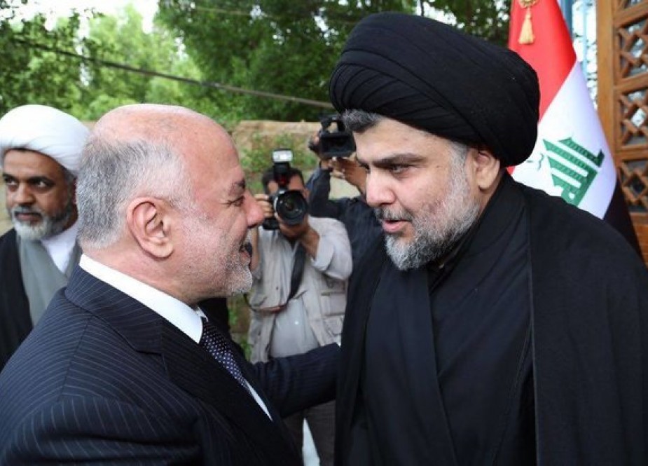 دیدار مقتدا صدر و حیدر العبادی با محوریت تحولات سیاسی عراق