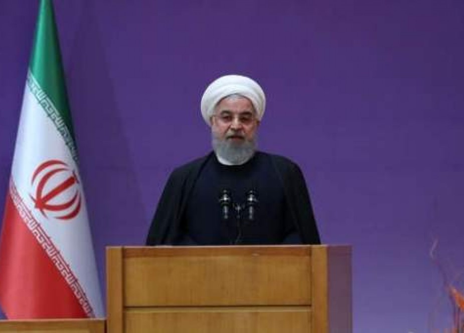 روحاني: الشعب الإيراني لا يخشى التهديدات الأميركية الفارغة
