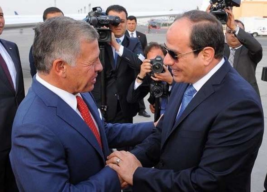 الرئيس المصري يبحث مع العاهل الأردني الأوضاع في سوريا وفلسطين